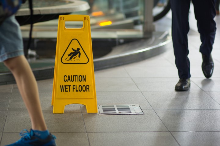 Workplace injuries: Slips and trips mostly caused by human error